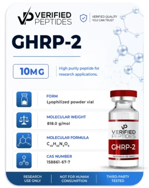 An information sheet for our 10MG Ghrp-2 peptide.