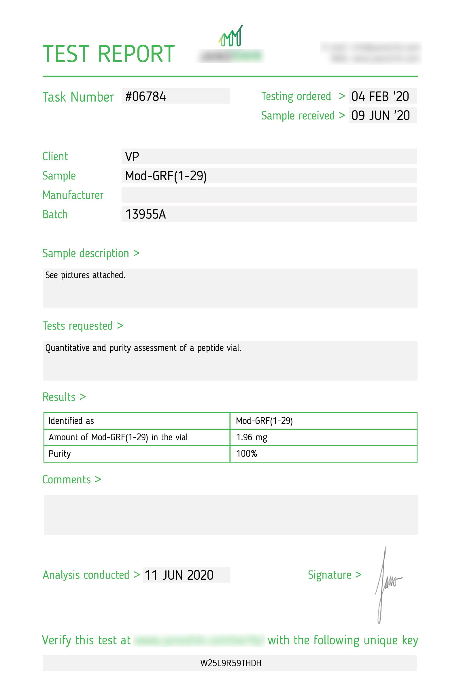 Mod-GRF Report