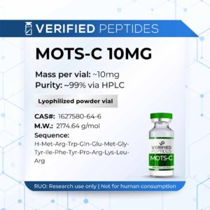 An information sheet for our 10MG MOTS-C peptide.