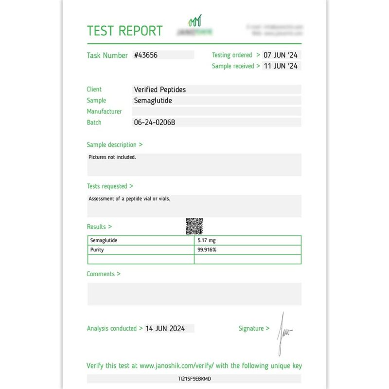 Sema Lab Test June 2024