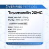 An information sheet for our 20MG Tesa peptide.