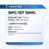 An information sheet for our 10MG BPC-157 peptide.