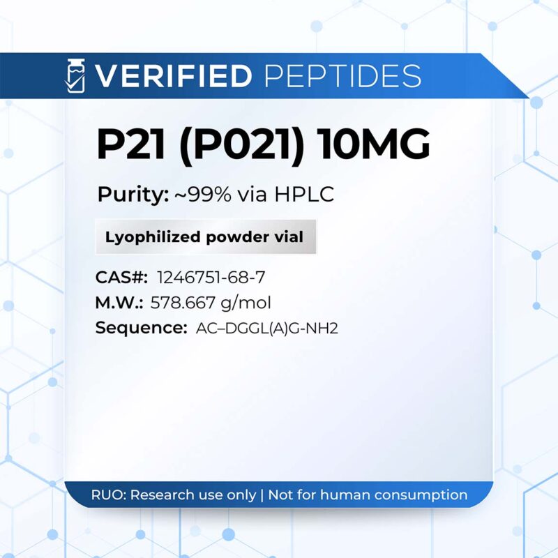 P21 Peptide 10MG (P021)