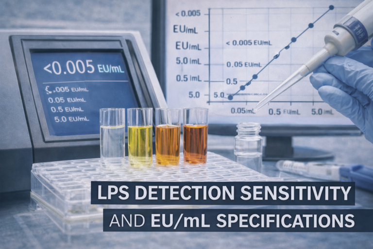 LPS Detection Sensitivity and EU/mL Specifications for Peptides ...