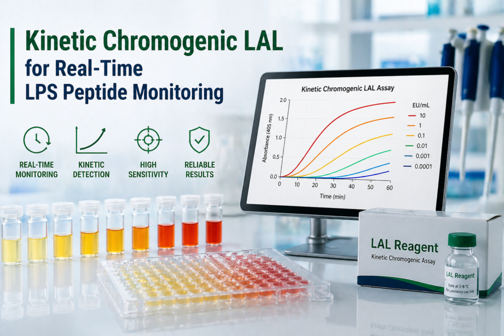 Kinetic Chromogenic LAL for Real-Time LPS Peptide Monitoring