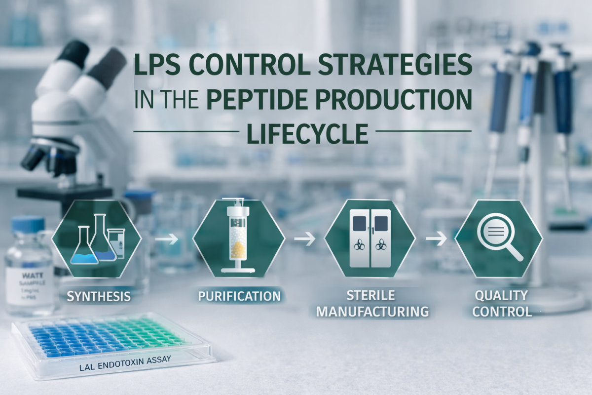 LPS Control Strategies in Peptide Production Lifecycle