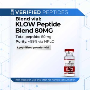 An information sheet for our KLOW peptide.