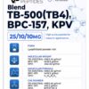 An information sheet for our BPC-157 TB-500 KPV peptide blend.