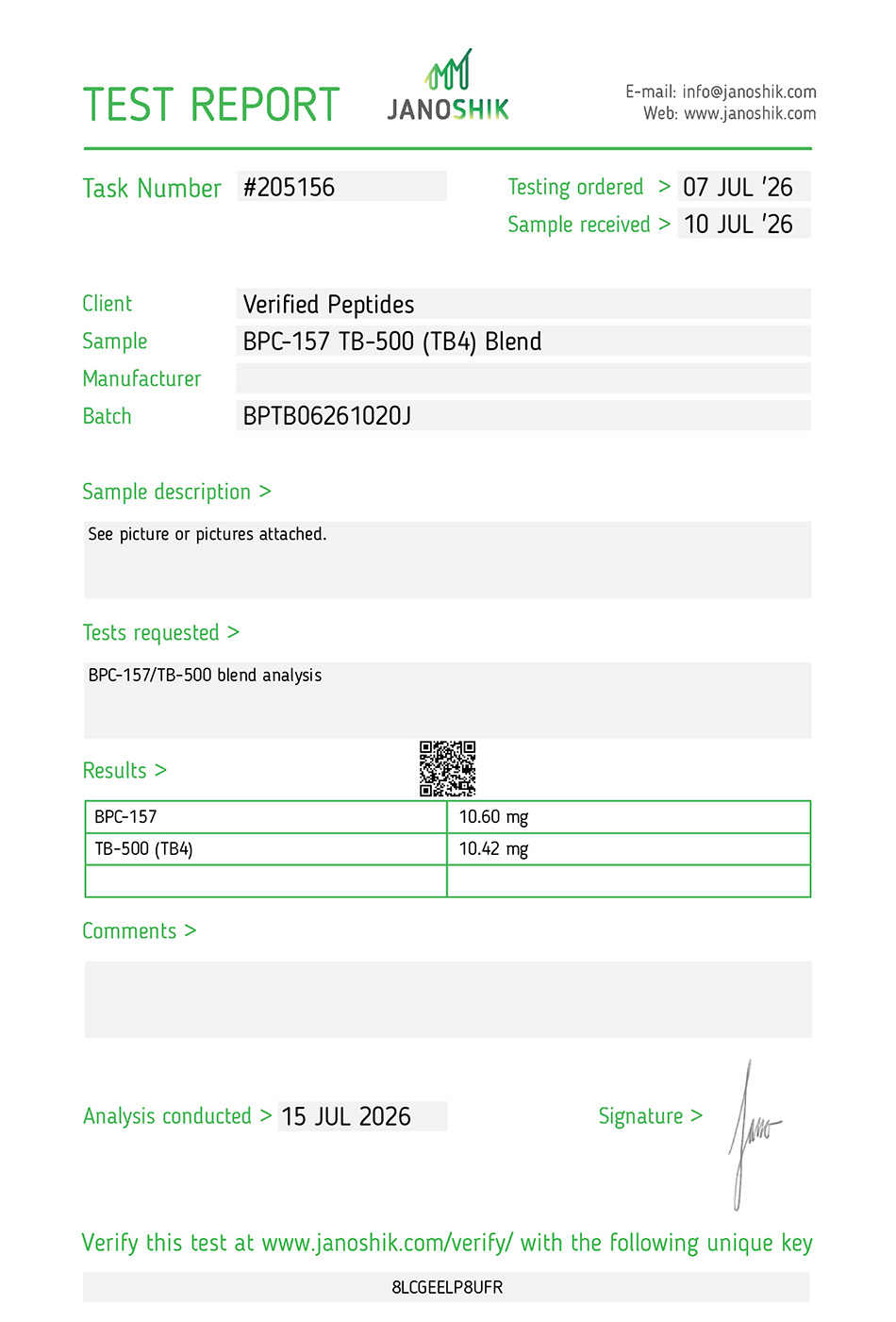 Buy BPC 157 TB 500 Peptide Blend (20MG)