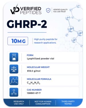 An information sheet for our 10MG G-2 peptide.