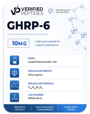 An information sheet for our 10MG G-6 peptide.