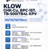 An information sheet for our KLOW peptide.