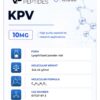 A peptide information sheet for the Verified Peptides 10mg KPV peptide.