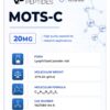 An information sheet for our 20MG MOTS-C peptide.