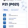 A peptide information sheet for the Verified Peptides 10mg P21 peptide (P021).