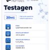 A peptide information sheet for the Verified Peptides 10mg testagen peptide.