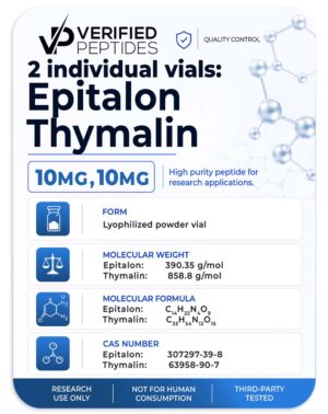 Peptide bundle of epitalon and thymalin