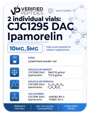 Peptide bundle of CJC-1295 DAC and Ipamorelin