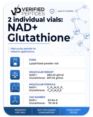 Peptide bundle of nad and glutathione