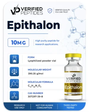 An information sheet for our 10MG Epithalon peptide.