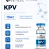 A peptide information sheet for the Verified Peptides 10mg KPV peptide.