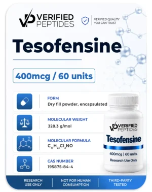 An information sheet for our tesofensine capsules product.